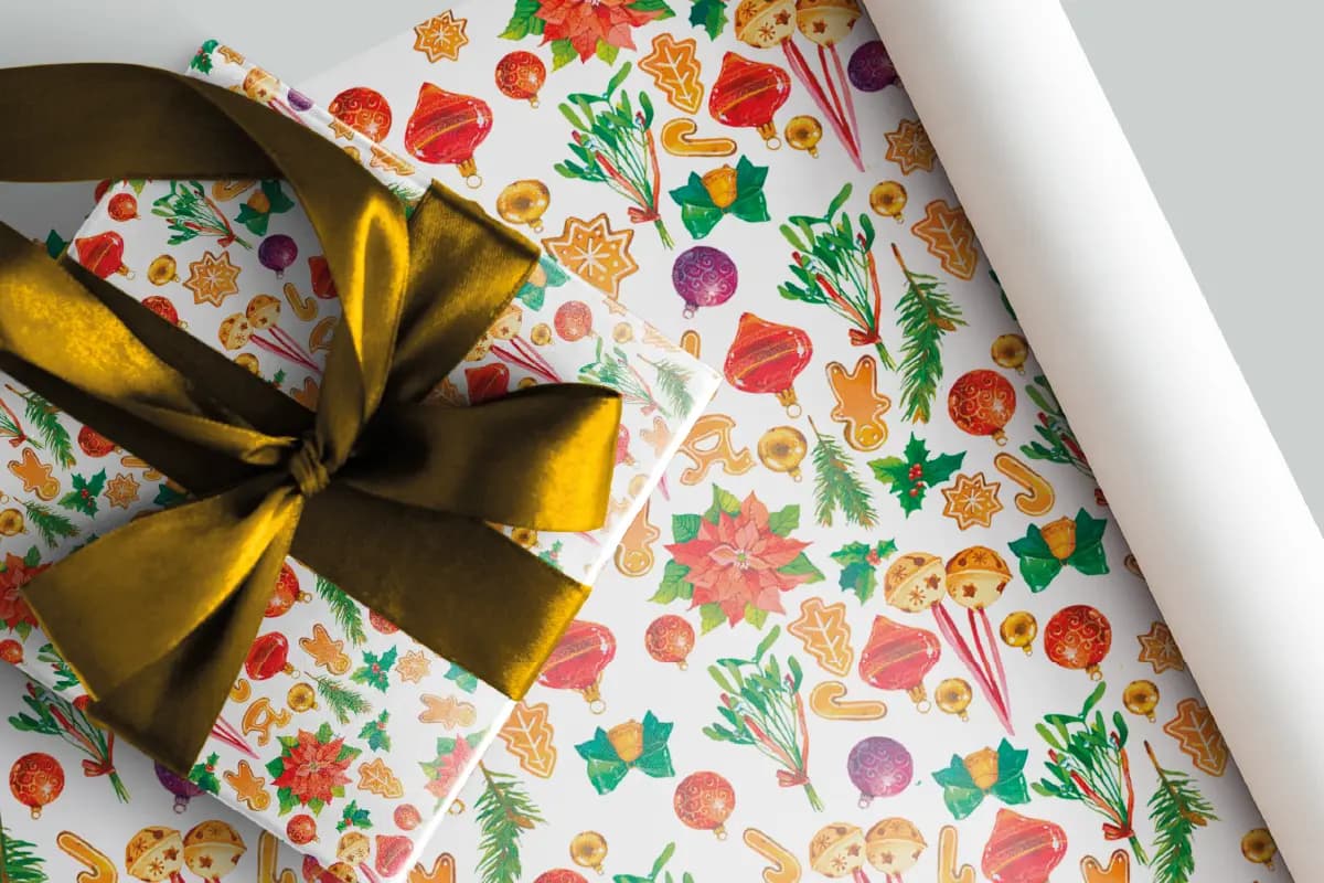 Muerdagos Navideños Fondo Blanco