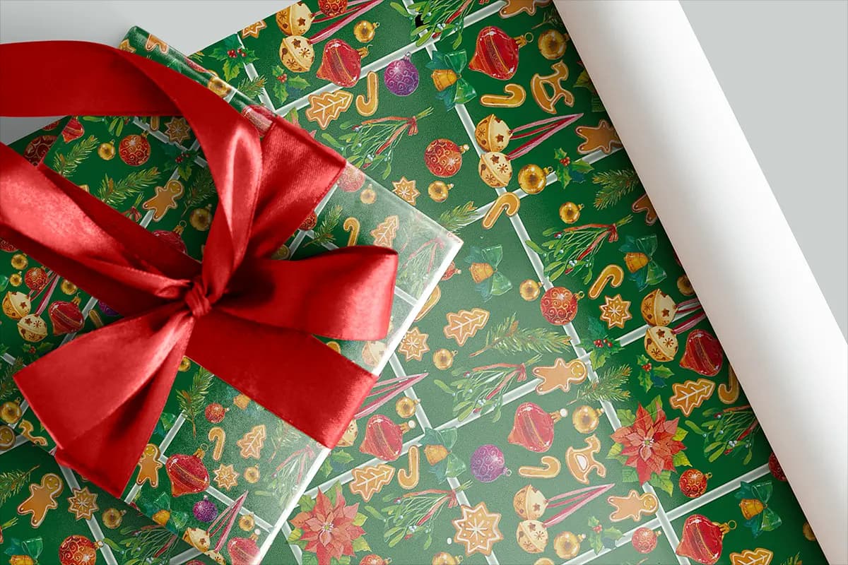 Muerdagos Navideños Verde Inglés